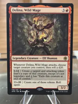 AFR Adventures in the Forgotten Realms 138/281 Delina, Wild Mage Free Shipping! - Image 1