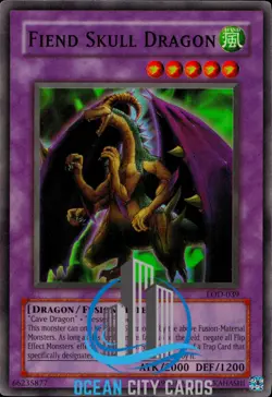 Yugioh Fiend Skull Dragon LOD-039 / LOD-EN039 Super Rare - Image 1