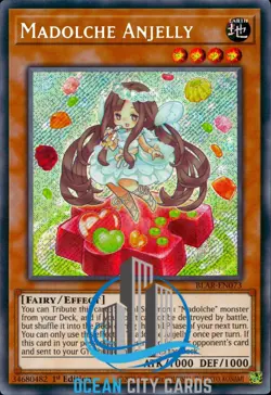 Yugioh Madolche Anjelly BLAR-EN073 Secret Rare 1st Edition - Image 1