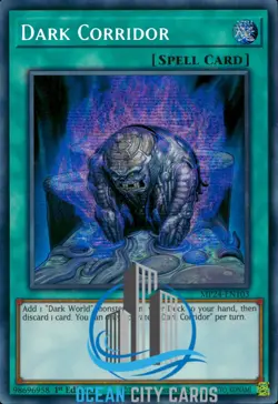 Yugioh MP24-EN103 Dark Corridor Prismatic Secret Rare 1st Ed - Image 1