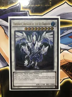Yugioh NM Trishula, Dragon of the Ice Barrier - Ultimate Rare - AP08-EN001 - Image 1