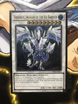 Yugioh NM Trishula, Dragon of the Ice Barrier - Ultimate Rare - AP08-EN001 - Image 2