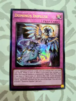 Yu-Gi-Oh! Dominus Impulse RA05-EN080 Ultimate Rare 1st Edition Near Mint Rarity - Image 1