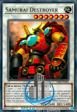 Yugioh CIBR-EN081 Samurai Destroyer Rare 1st Edition NM - Image 1