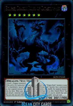 Yugioh Eclispe Dragon Ruler Of Catastrophes Ultra Rare 1st Edition ALIN-EN048 - Image 1