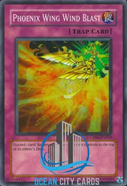 Yugioh Phoenix Wing Wind Blast CP06-EN004 Super Rare - Image 1