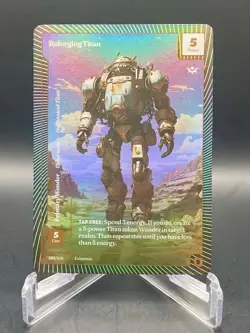 Reforging Titan 189/401 [Rare Foil] Full Art Wonders of the First Existence NM/M - Image 1
