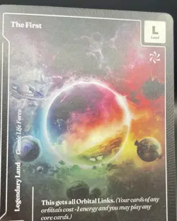 The First 001/401 Base Wonders of the First Legendary Land Full Art TCG NM/M - Image 3