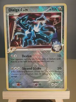 Dialga G 7/127 Platinum Crosshatch Pokemon League Promo Card - Image 2