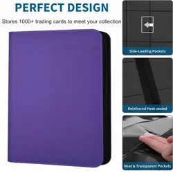 16 Pocket Trading Card Binder for MTG, TCG Sports Cards - 1000+ Slots - Image 3
