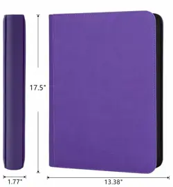 16 Pocket Trading Card Binder for MTG, TCG Sports Cards - 1000+ Slots - Image 4