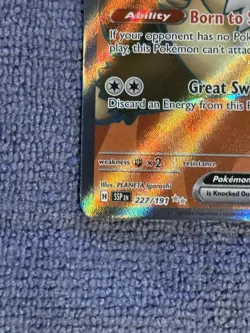 Pokemon TCG Slaking ex 227/191 SSP EN Ultra Rare Holo EX Card - Image 2