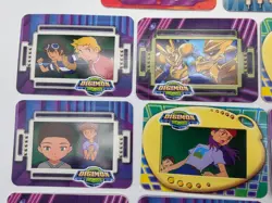 Lot of 15 Taco Bell Digimon Movie Collectible Cel Cards plus 3 Display Holders - Image 2