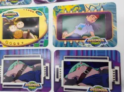 Lot of 15 Taco Bell Digimon Movie Collectible Cel Cards plus 3 Display Holders - Image 3