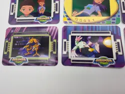 Lot of 15 Taco Bell Digimon Movie Collectible Cel Cards plus 3 Display Holders - Image 4
