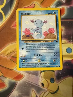 Pokemon Card - Neo Discovery 71/75 - WOOPER (common) - WOTC - Image 1