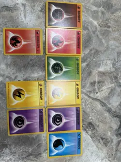 Pokemon Energy Cards From 1999 And A Few 2nd Edition Energy Cards - Image 1