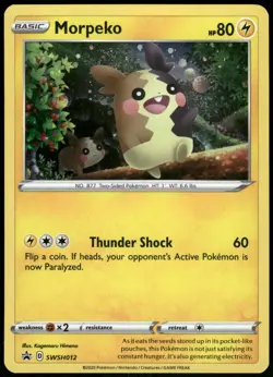 Pokemon Morpeko Promo SWSH: Sword & Shield Promo Cards SWSH012 NM Holo - Image 1