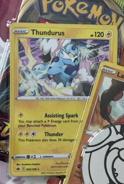 POKEMON TCG FORCES OF NATURE COLLECTION 3 FOIL CARDS 2 BOOSTER PACKS 1 COIN - Image 4