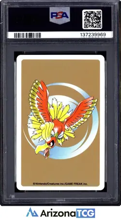 Pokemon 2000 Cyndaquil 155 Ace Of Hearts Gold Playing Card Japanese PSA 10 - Image 2