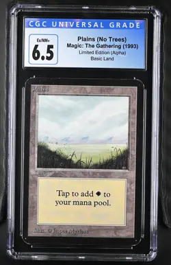 PLAINS Alpha CGC 6.5 MTG [Nostalgium] - Image 1