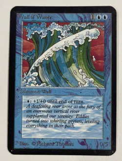 Wall Of Water Alpha LP Light Play MTG Magic The Gathering - Image 1
