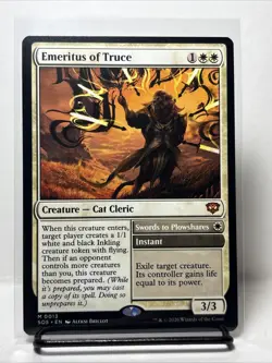 Emeritus of Truce (Non-foil) Secrets of Strixhaven 0013 Mythic MTG - Image 1