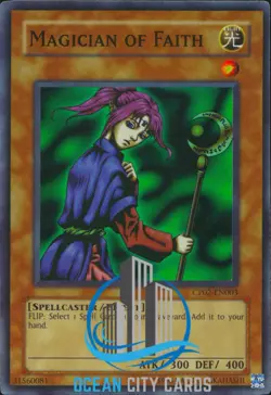 Yugioh Magician of Faith CP02-EN003 Super Rare Champion Pack 2 NM - Image 1