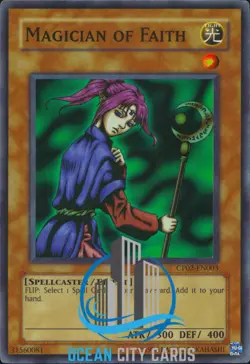 Yugioh Magician of Faith CP02-EN003 Super Rare Champion Pack 2 NM - Image 3