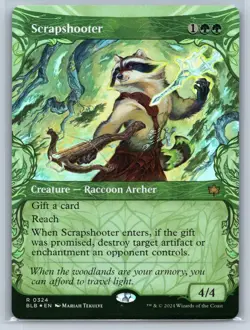 SCRAPSHOOTER (SHOWCASE) 324 RARE BLOOMBURROW MAGIC: THE GATHERING FOIL NM - Image 1