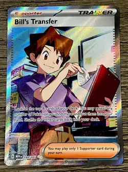 Pokemon Bill's Transfer 194/165 Scarlet & Violet 151 - Full Art Near Mint NM - Image 1