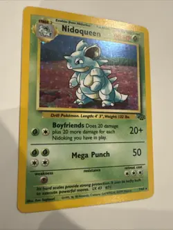 Pokemon TCG Nidoqueen Jungle 7/64 Holo Unlimited Holo Rare - Image 2