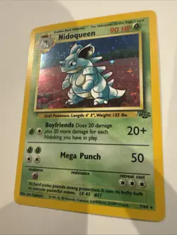 Pokemon TCG Nidoqueen Jungle 7/64 Holo Unlimited Holo Rare - Image 3