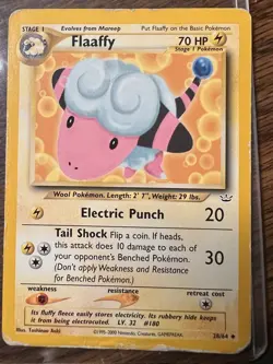 Pokemon Flaaffy Neo Revelation 28/64 Uncommon - Image 1