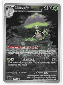 Shiinotic 194/191 Surging Sparks Full Art FA Holo Pokemon TCG Card NM - Image 1