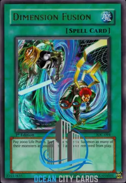 Yugioh Dimension Fusion IOC-094 Ultra Rare 1st Edition - Image 1