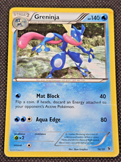 Greninja 14/39 Common Kalos Starter Set MP Normal Pokemon Card -- L4 - Image 1