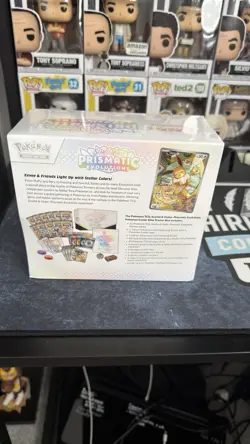 Pokemon Prismatic Evolutions Pokemon Center ETB Sealed With Acrylic Case - Image 4