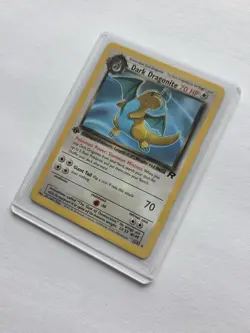 Pokemon Dark Dragonite TCG 1st Edition Non-Holo Card 22/82 - Image 4