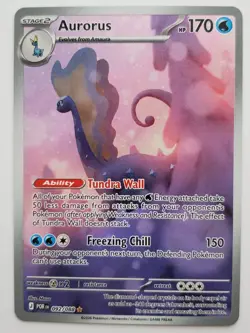 English Pokemon TCG Perfect Order Aurorus Shiny Rare Illustration 092/088 - NM+ - Image 1