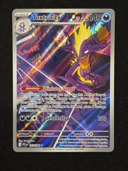 Pokemon TCG Phantasmal Flames Toxtricity #103/094 Illustration Rare NM - Image 1
