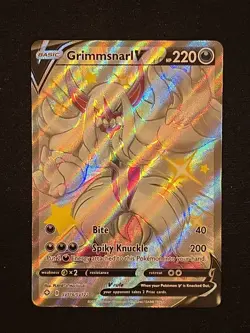 Grimmsnarl V SV116/SV122 - Shining Fates: Shiny Vault - Pokemon TCG (NM) - Image 1