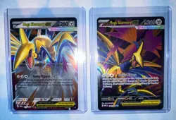 Mega Skarmory ex Full Art IR + Double Rare Pokemon Perfect Order Lot 2 Cards NM - Image 1