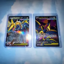 Mega Skarmory ex Full Art IR + Double Rare Pokemon Perfect Order Lot 2 Cards NM - Image 2