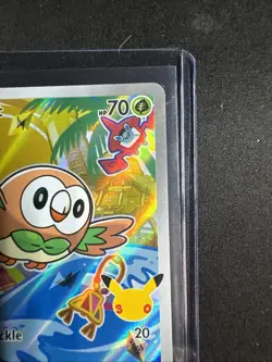 2025 Pokemon MEP Black Star Promos Rowlet #043 - Image 3