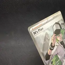 N’s Plan Full Art Trainer Pokemon Black Bolt #163/86 Near Mint - Image 3