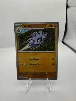 Pupitar - Pokemon Prismatic Evolutions 048/131 Master Ball Pattern Holo NM - Image 1