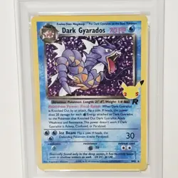 2021 POKEMON CELEBRATIONS CLASSIC COLL #8 DARK GYARADOS-HOLO PSA 9 - Image 2