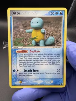 Pokemon Ditto (Squirtle) EX Delta Species 40/113 Uncommon MP+/LP - Image 2