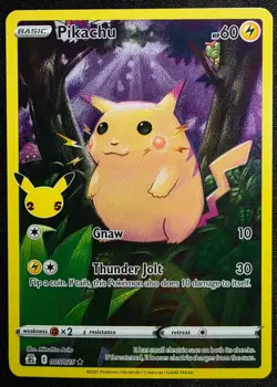 Pokemon 2021 Celebrations ⚡005/025 Pikachu⚡ Full Art - Image 1